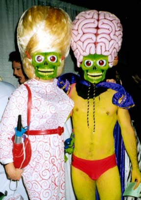 Martian Ambassador with the Martian Spy Girl!